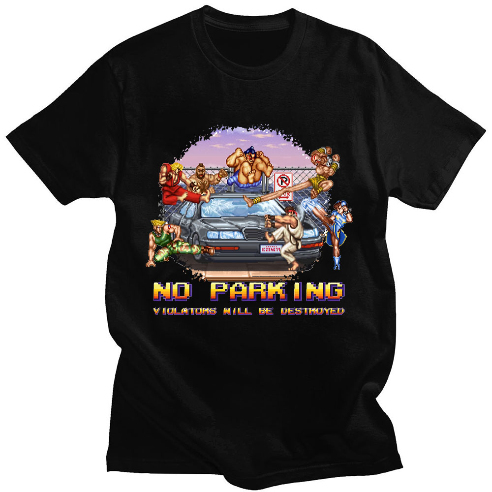 Esports Gaming T Shirt - Pas de stationnement violateurs sera détruit