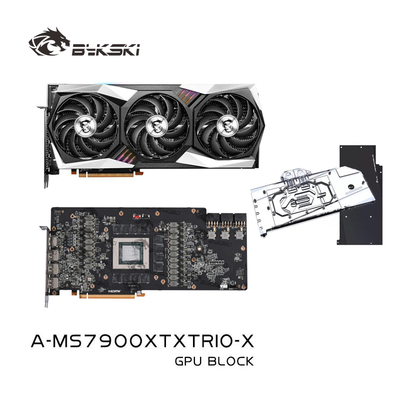 Bykski A-MS7900XTXTRIO-X bloc  - Amd Vga Rx 7900 Xtx avis et prix