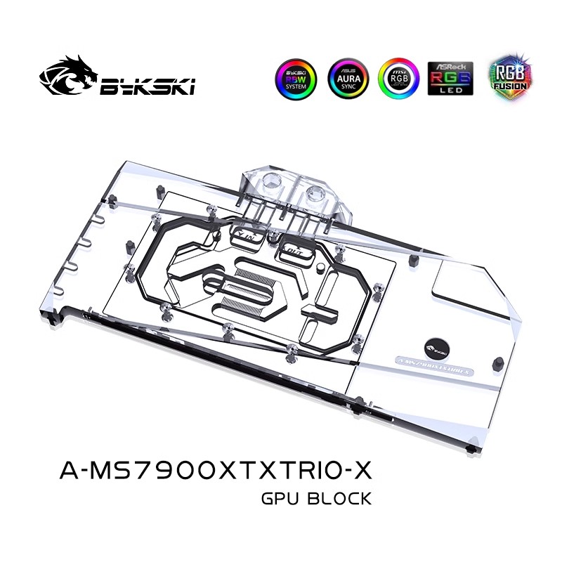Bykski A-MS7900XTXTRIO-X bloc  - Amd Vga Rx 7900 Xtx avis et prix