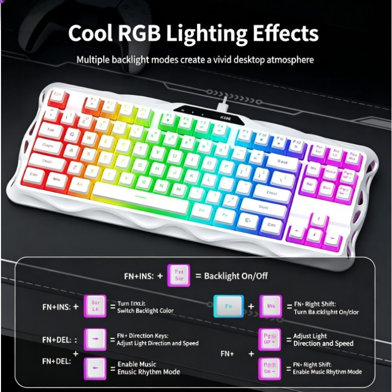 Clavier de jeu filaire K168 à  - Esports Gaming Competition avis et prix