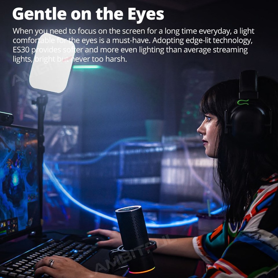 Kit d'éclairage LED pour jeux  - Esports Gaming Live avis et prix