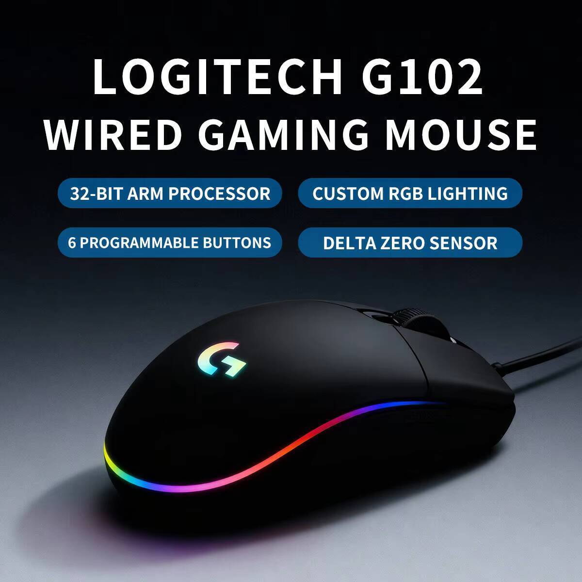 Souris de jeu Logitech G102, 8 - Esports Gaming Competition avis et prix